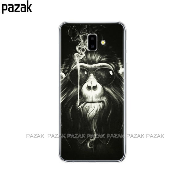 case For Samsung J6 Plus Soft TPU Print Cover For Samsung Galaxy J6Plus 2018 J6+ J 6 Plus J610 J610F Cases Silicone Phone Capas