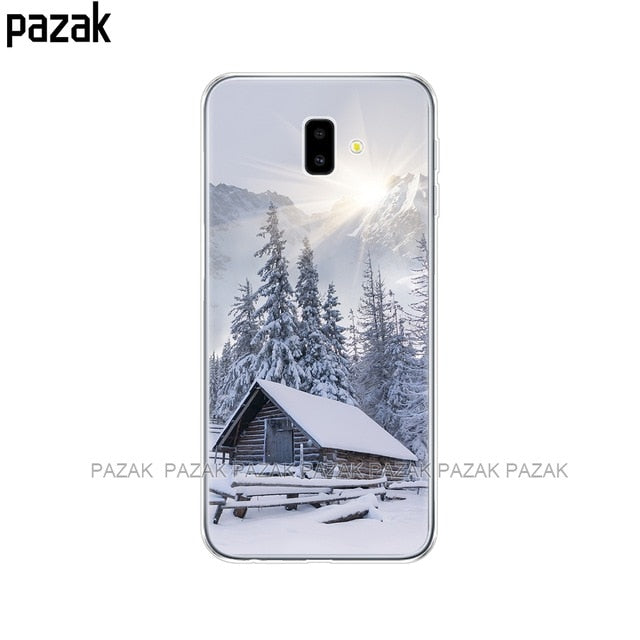 case For Samsung J6 Plus Soft TPU Print Cover For Samsung Galaxy J6Plus 2018 J6+ J 6 Plus J610 J610F Cases Silicone Phone Capas
