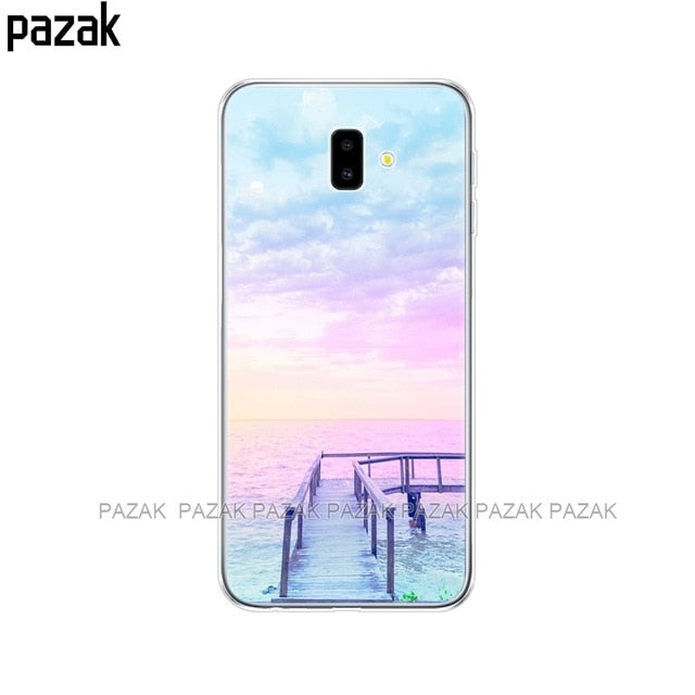 case For Samsung J6 Plus Soft TPU Print Cover For Samsung Galaxy J6Plus 2018 J6+ J 6 Plus J610 J610F Cases Silicone Phone Capas