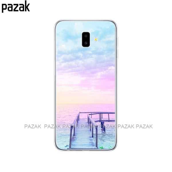 case For Samsung J6 Plus Soft TPU Print Cover For Samsung Galaxy J6Plus 2018 J6+ J 6 Plus J610 J610F Cases Silicone Phone Capas