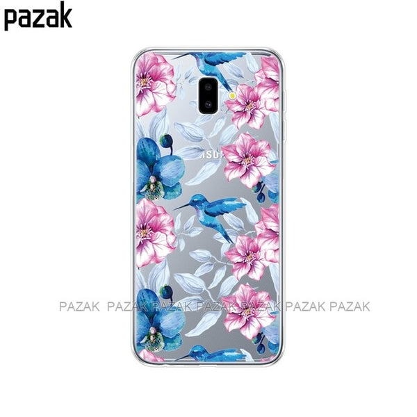 case For Samsung J6 Plus Soft TPU Print Cover For Samsung Galaxy J6Plus 2018 J6+ J 6 Plus J610 J610F Cases Silicone Phone Capas