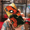 Marvel Deadpool Comic Spiderman Custom Photo Soft Phone Case for iPhone 8 7 6 6S Plus X XS MAX 5 5S SE XR Mobile Cover Babaite